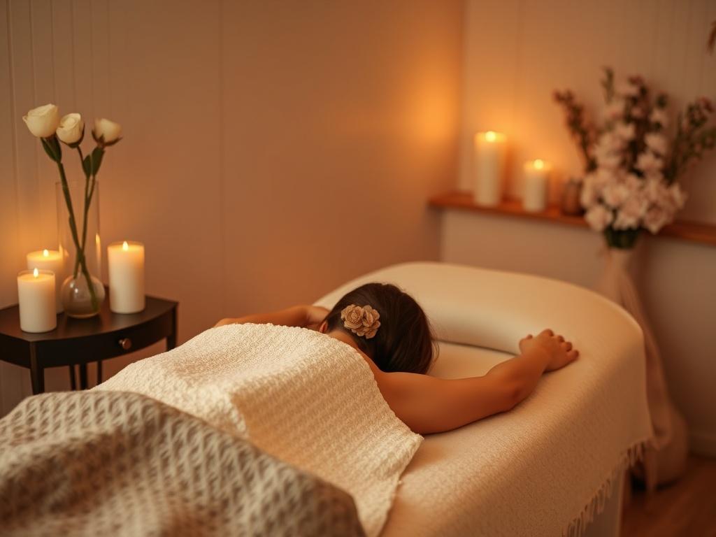 sensual sex massage. Setting the scene